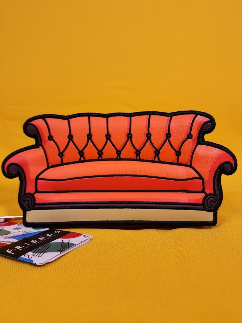 Loungefly F.R.I.E.N.D.S Intro Orange Couch TV Series Friends Zip Around Wallet